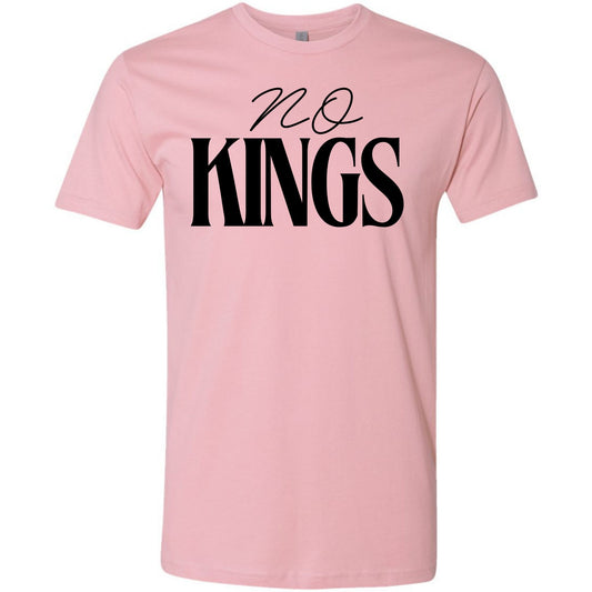 No Kings - Unisex Pink Protest Tshirt