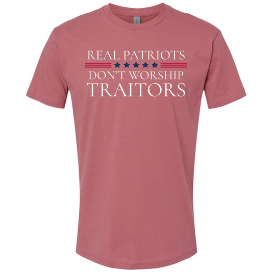 Patriots Don’t Worship Traitors – Pro-Veteran Political Protest Tee