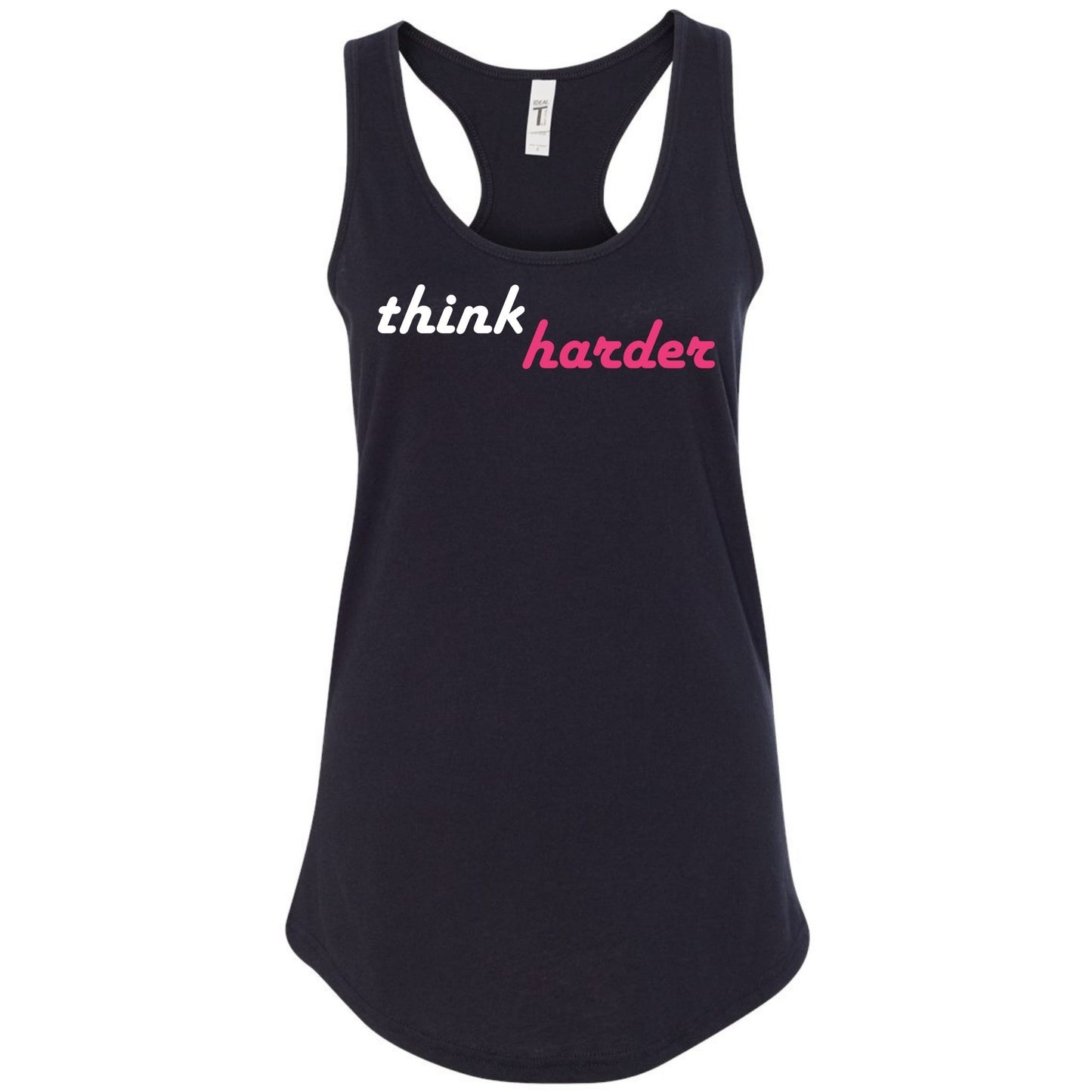 Think Harder Retro Graphic Tank